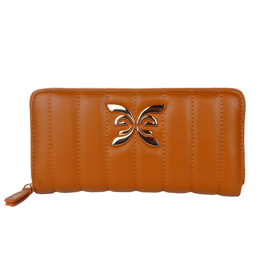 Ungaro Chic Quilted Faux Leather Wallet in Brown $206.00 Ungaro Luzworld