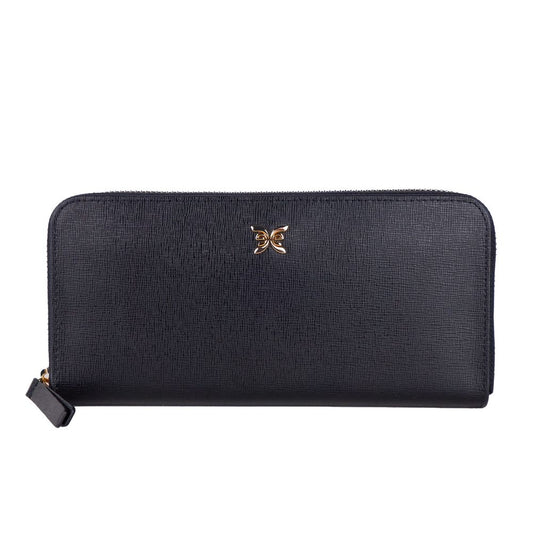 Ungaro Elegant Leather Zippered Wallet in Classic Black $206.00 Ungaro Luzworld