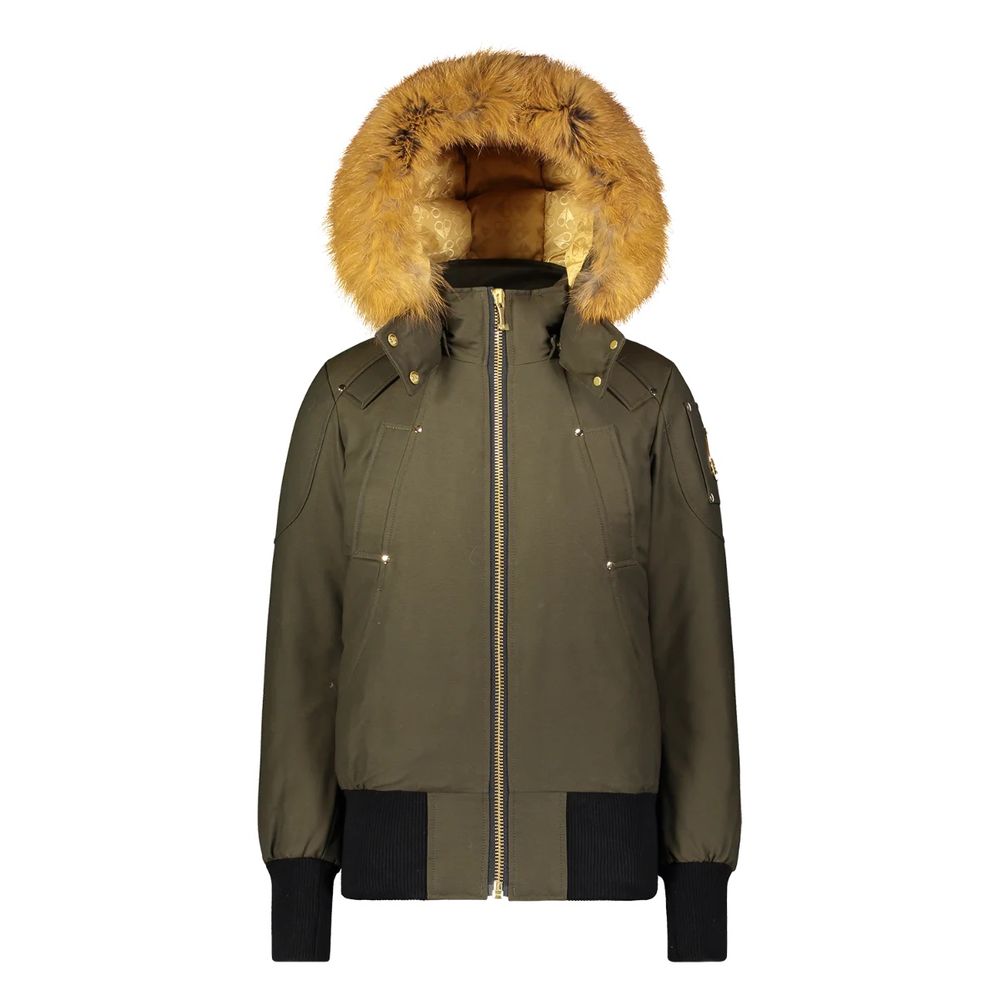 Moose Knuckles Army Nylon Women Bomber Jacket $2100.00 Moose Knuckles Luzworld