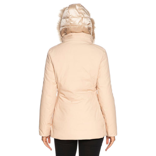 Yes Zee Beige Polyamide Women Jacket $522.00 Yes Zee Luzworld