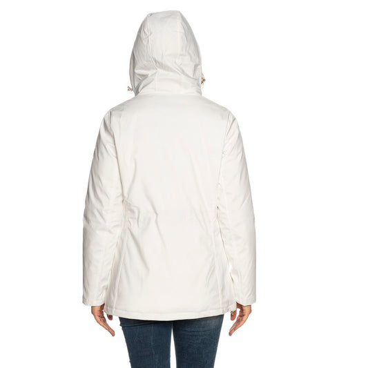 Yes Zee White Polyester Women's Jacket $279.00 Yes Zee Luzworld