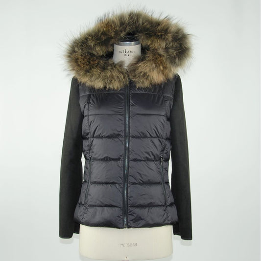 Emilio Romanelli Black Polyester Women Jacket $734.00 Emilio Romanelli Luzworld