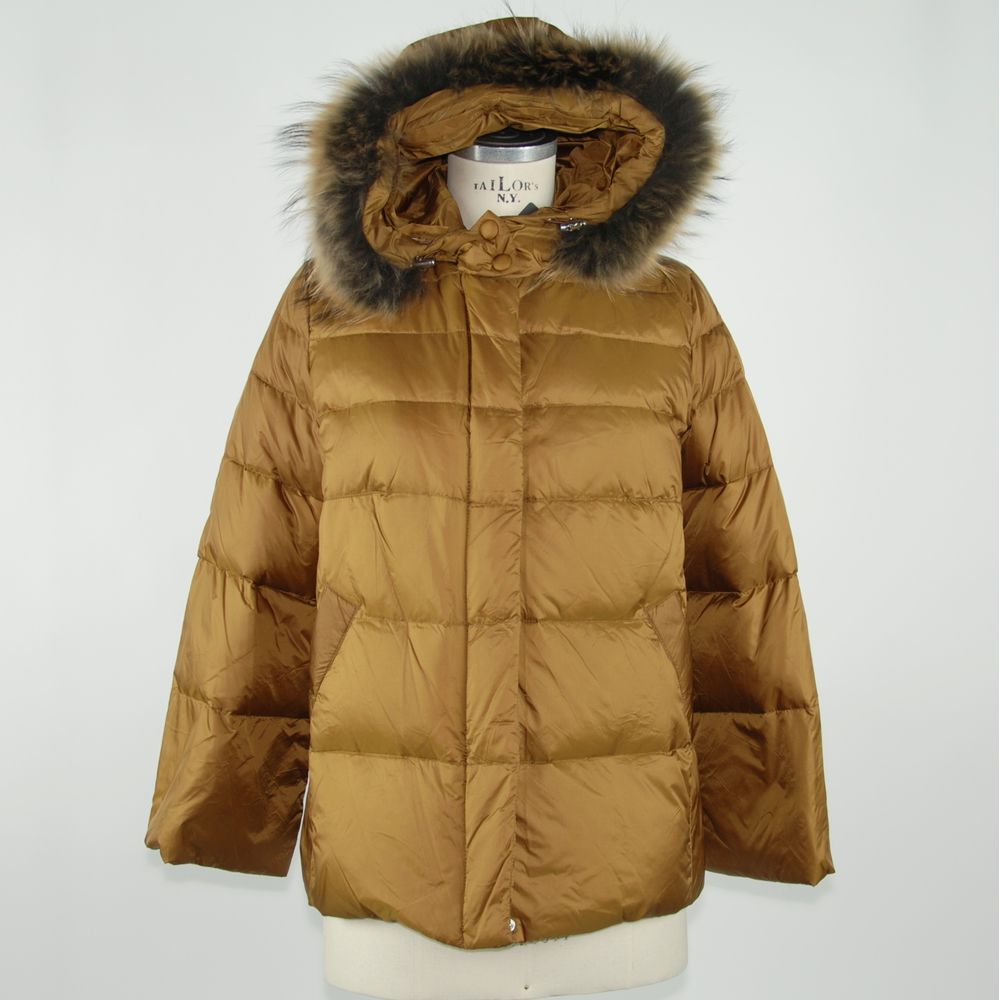 Emilio Romanelli Yellow Polyamide Women Coat $846.00 Emilio Romanelli Luzworld
