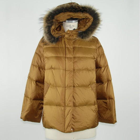 Emilio Romanelli Yellow Polyamide Women Coat $846.00 Emilio Romanelli Luzworld