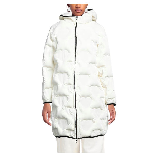 Love Moschino Chic Quilted Heart Long Down Jacket $847.00 Love Moschino Luzworld