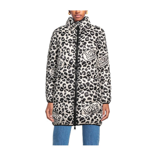 Love Moschino Chic Leopard Print Down Jacket $758.00 Love Moschino Luzworld
