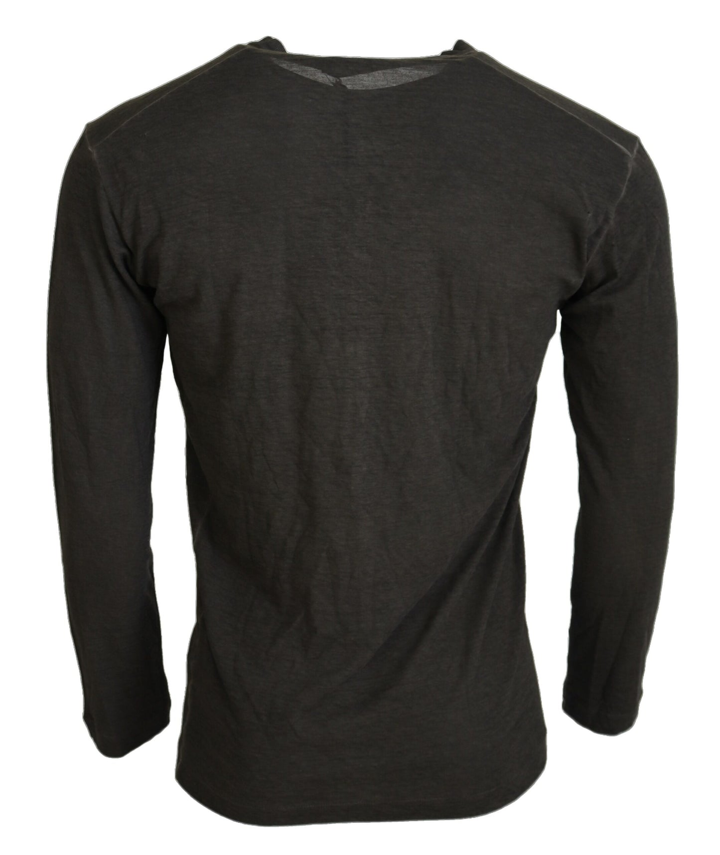 Dsquared² Gray Cotton Linen Long Sleeves Pullover Sweater $913.00 Dsquared² Luzworld