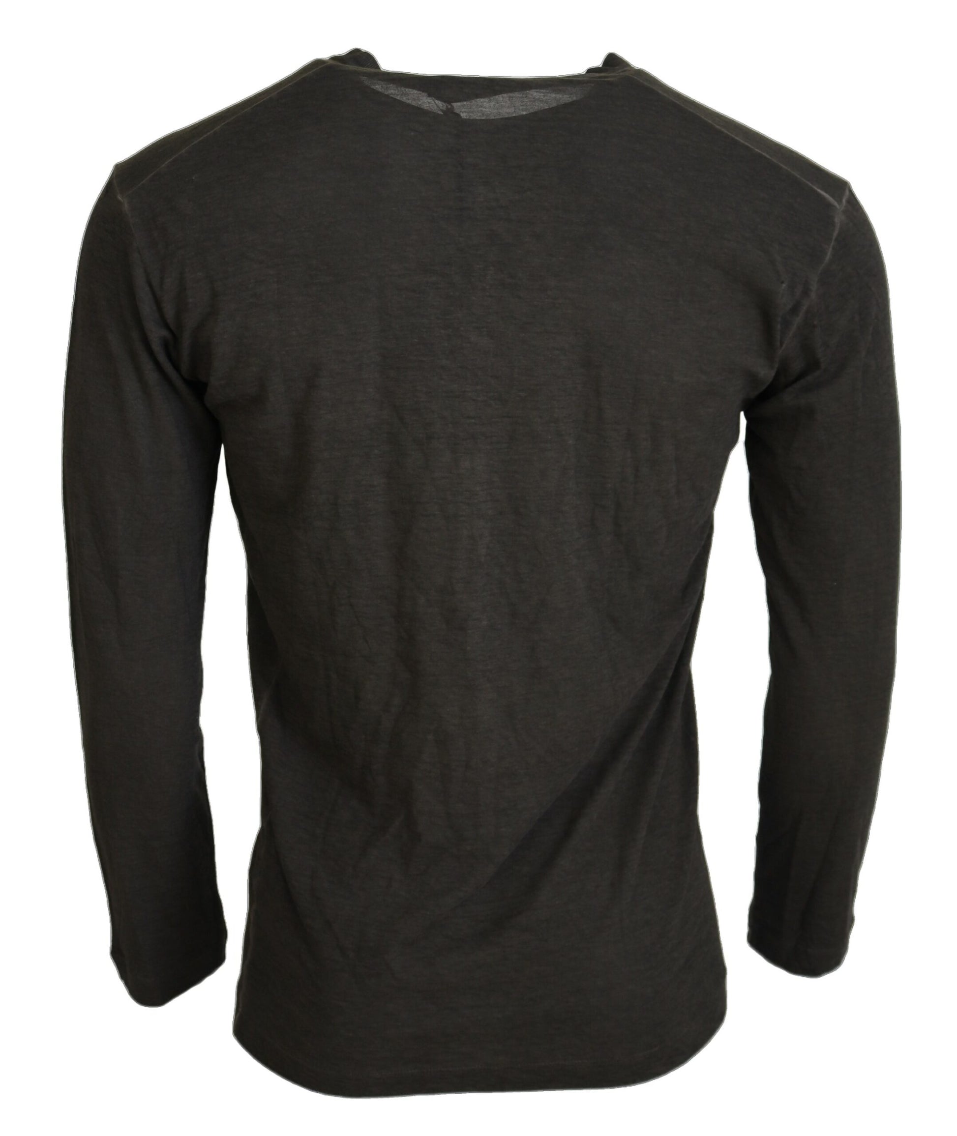 Dsquared² Gray Cotton Linen Long Sleeves Pullover Sweater $913.00 Dsquared² Luzworld