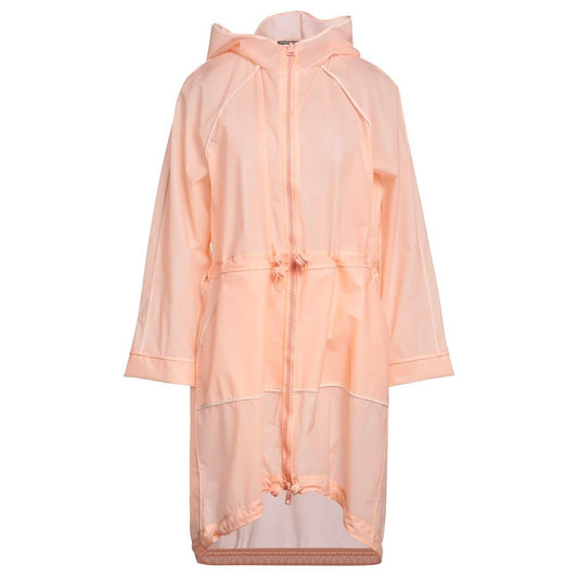 Elisabetta Franchi Powder Pink Long Waterproof Jacket $1003.00 Elisabetta Franchi Luzworld