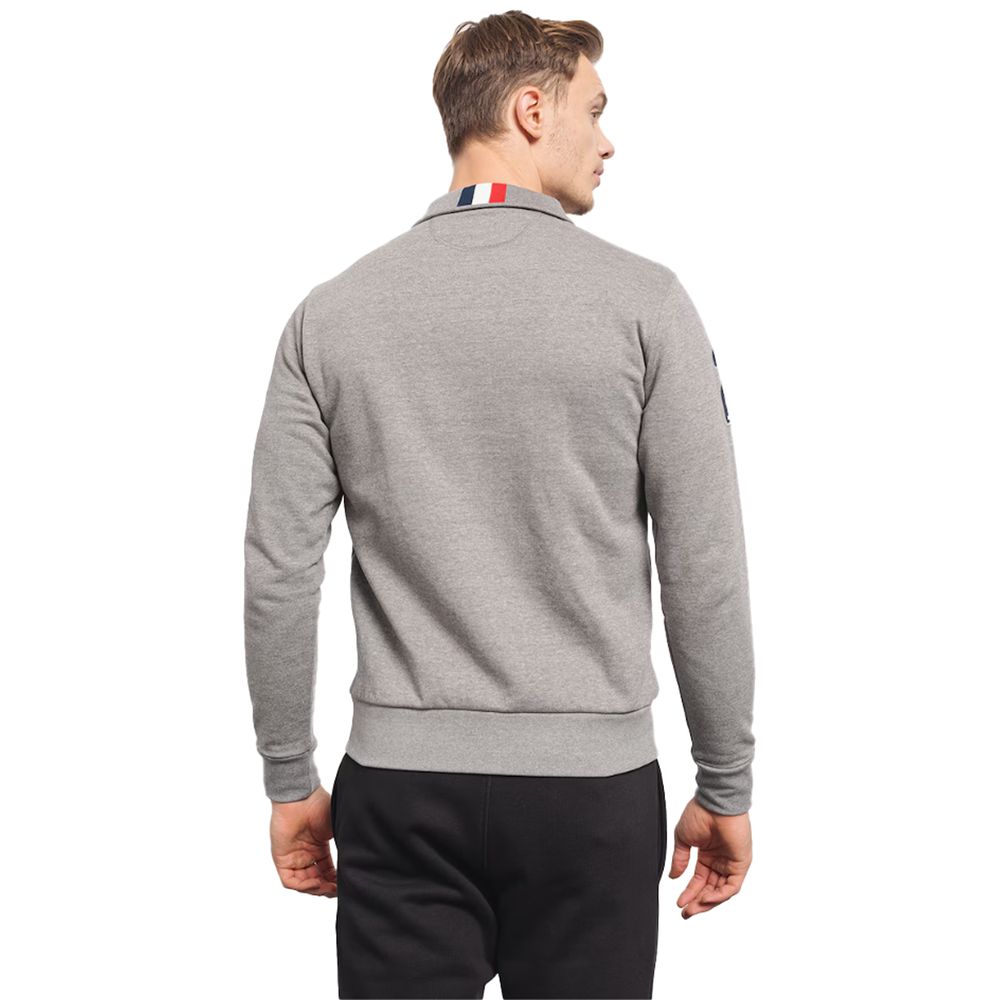 La Martina Gray Cotton Men's Sweater $273.00 La Martina Luzworld