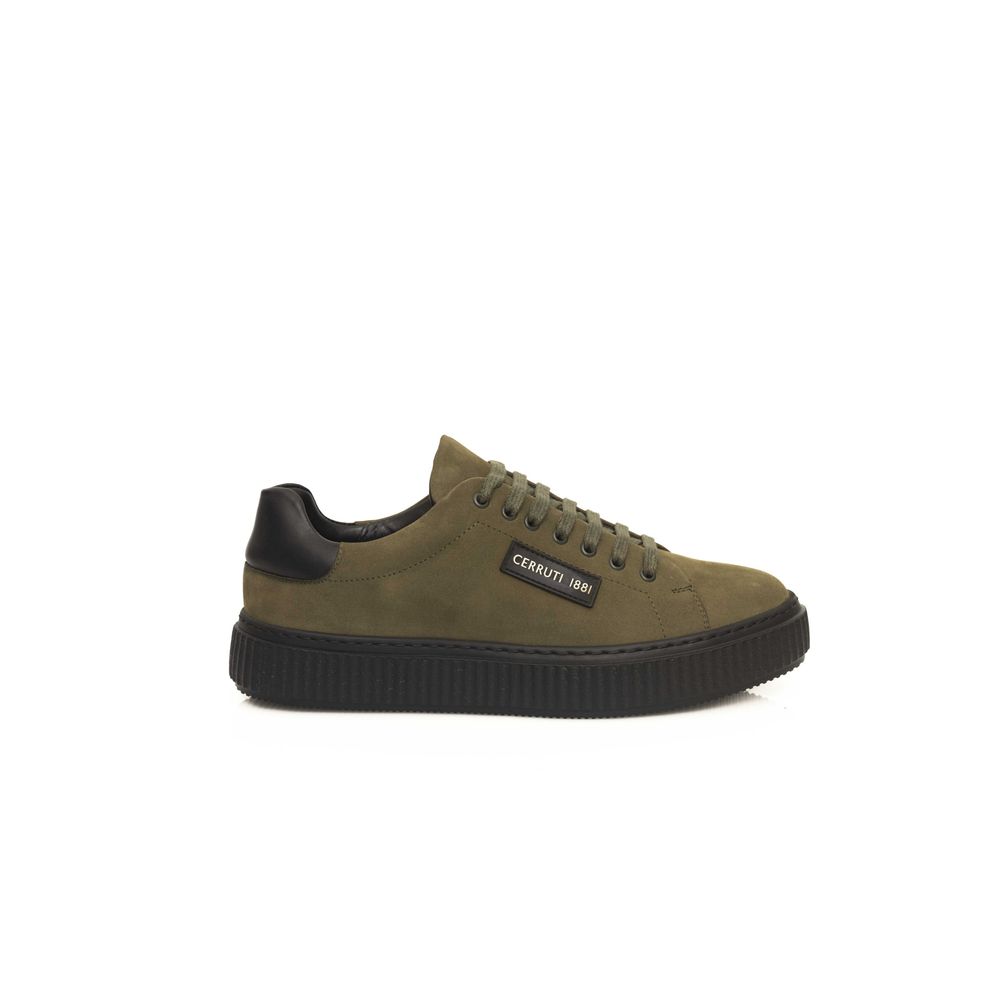 Cerruti 1881 Green Cowhide Men Sneaker $650.00 Cerruti 1881 Luzworld