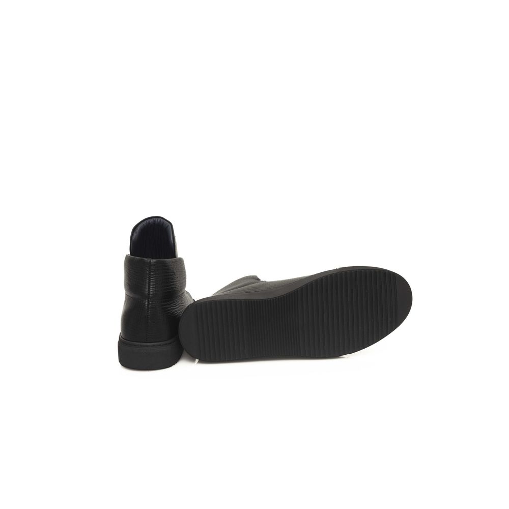 Cerruti 1881 Black Calfskin Men Sneaker $593.00 Cerruti 1881 Luzworld