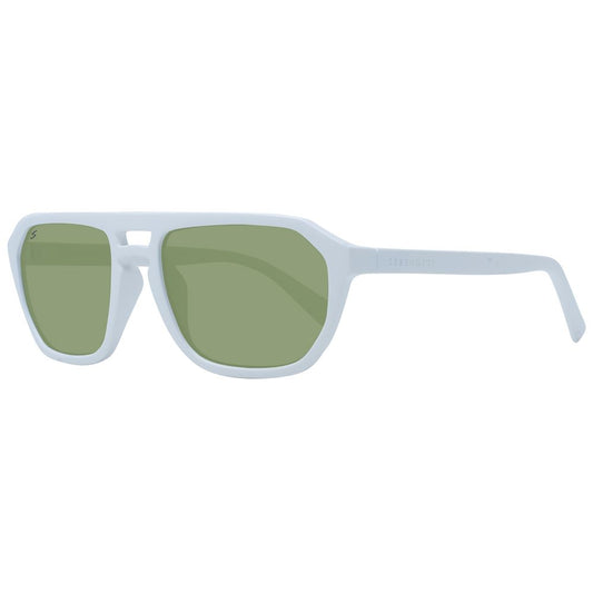 Serengeti White Men Sunglass $545.00 Serengeti Luzworld