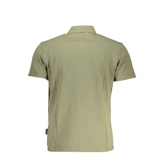 Napapijri Green Cotton Mens Polo Shirt $163.00 Napapijri Luzworld