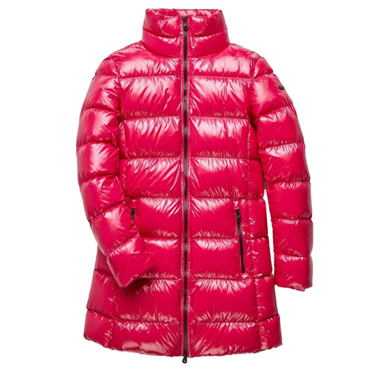 Refrigiwear Fuchsia Shimmer Long Down Jacket $621.00 Refrigiwear Luzworld