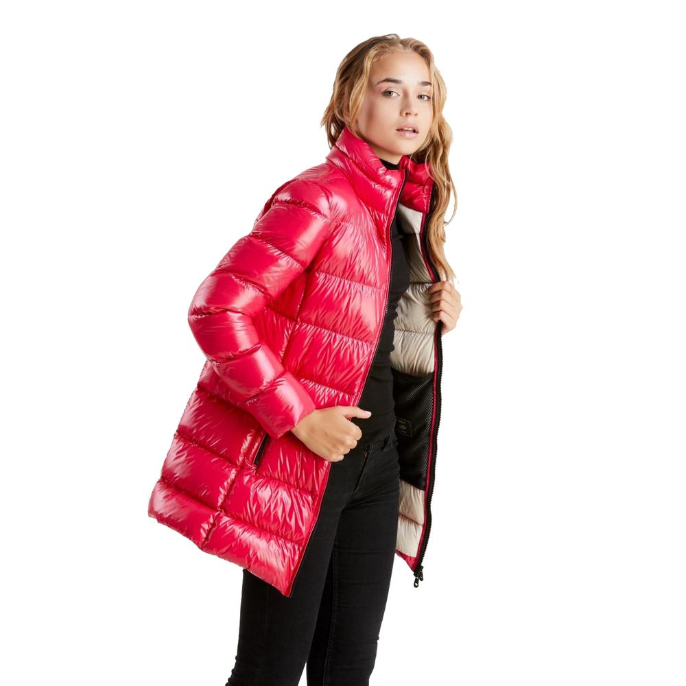 Refrigiwear Fuchsia Shimmer Long Down Jacket $621.00 Refrigiwear Luzworld