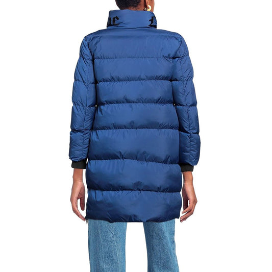 Love Moschino Chic Long Down Jacket with Logo Detail $868.00 Love Moschino Luzworld