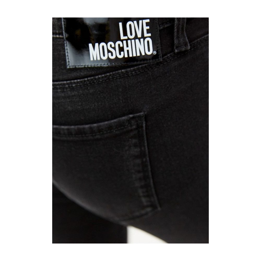 Love Moschino Black Cotton Women Jeans $319.00 Love Moschino Luzworld