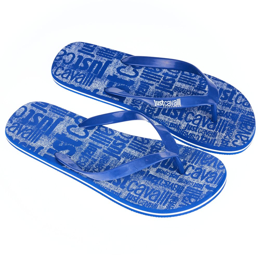 Just Cavalli Light Blue EVA Men Sandal $128.00 Just Cavalli Luzworld