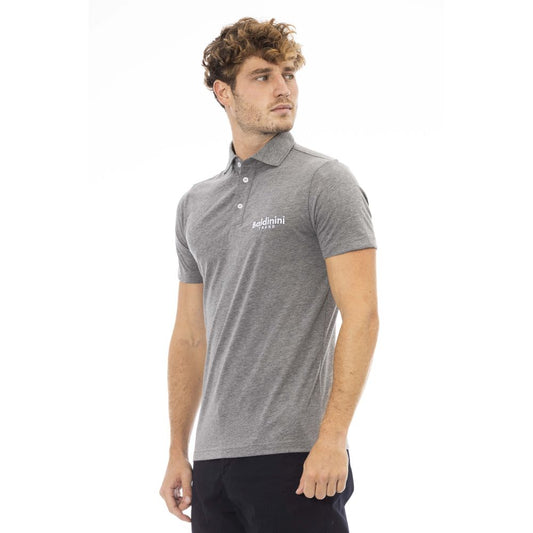 Baldinini Trend Gray Cotton Men Polo $177.00 Baldinini Trend Luzworld