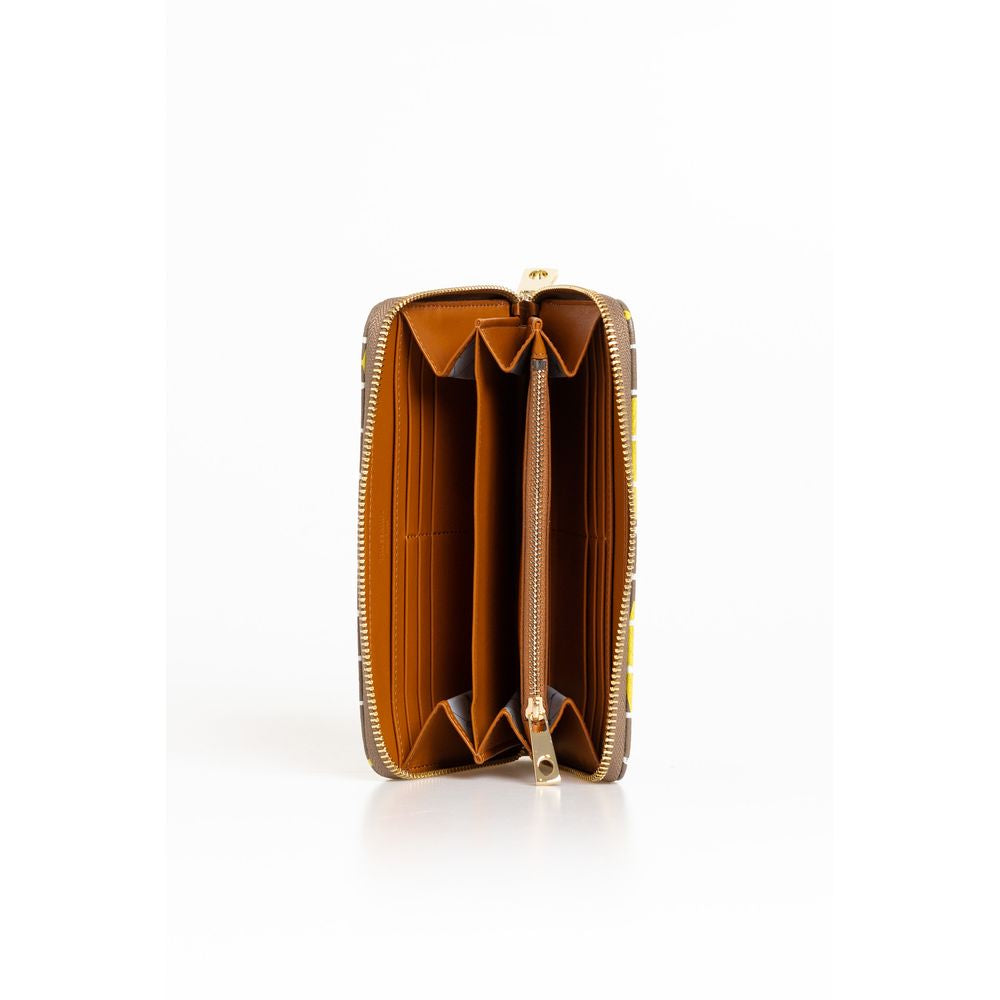 Trussardi Beige Leather Women Wallet $522.00 Trussardi Luzworld