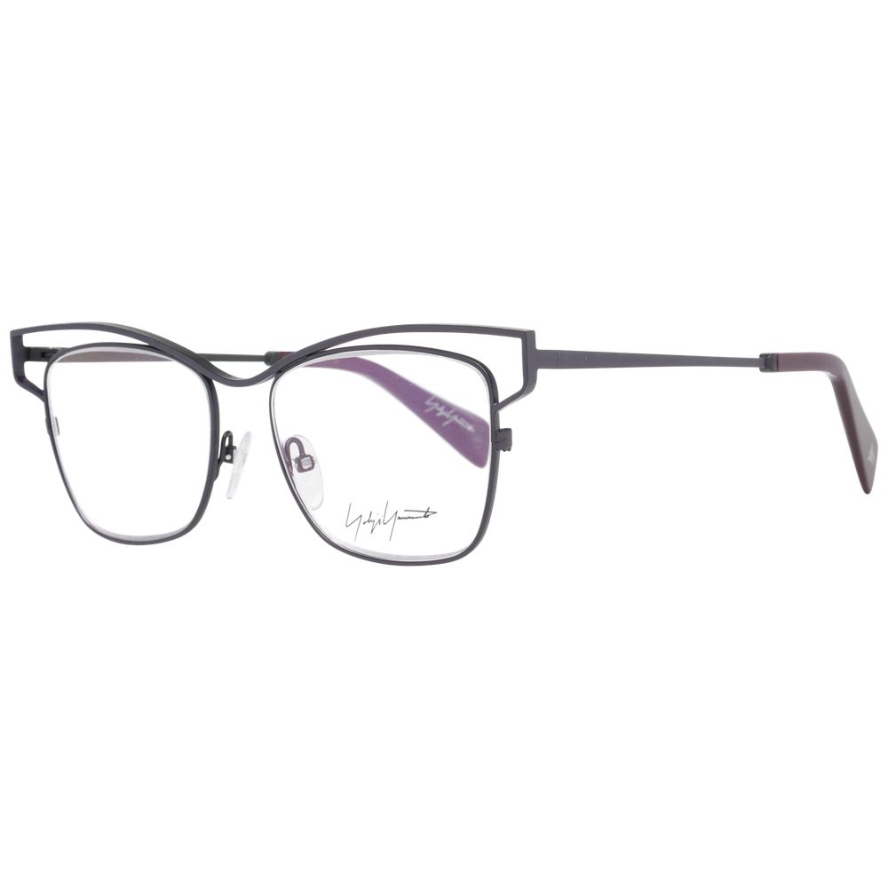 Yohji Yamamoto Gray Women Glasses Frame $827.00 Yohji Yamamoto Luzworld