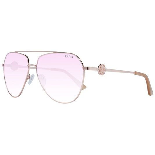 Guess Rose Gold Women Sunglass $195.00 Guess Luzworld