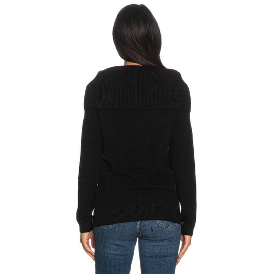 Yes Zee Black Viscose Sweater $136.00 Yes Zee Luzworld