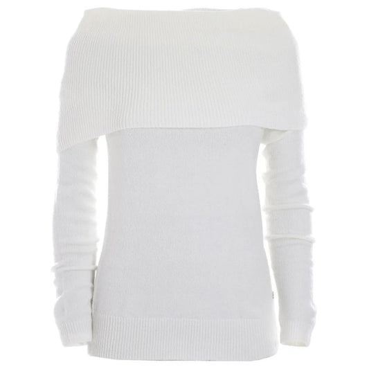 Yes Zee White Viscose Sweater $136.00 Yes Zee Luzworld