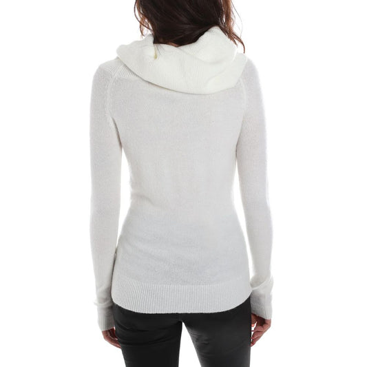 Yes Zee White Viscose Sweater $136.00 Yes Zee Luzworld