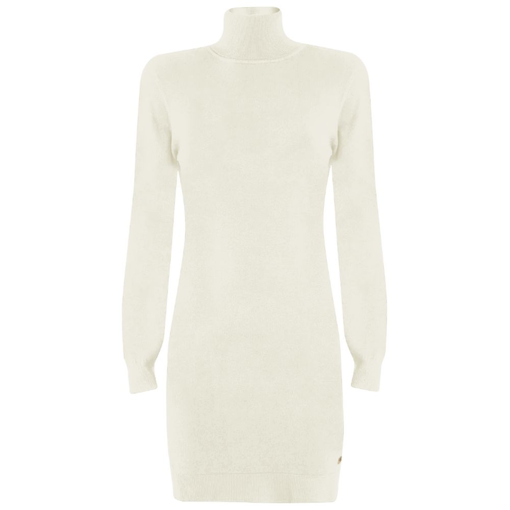 Yes Zee White Viscose Dress $140.00 Yes Zee Luzworld