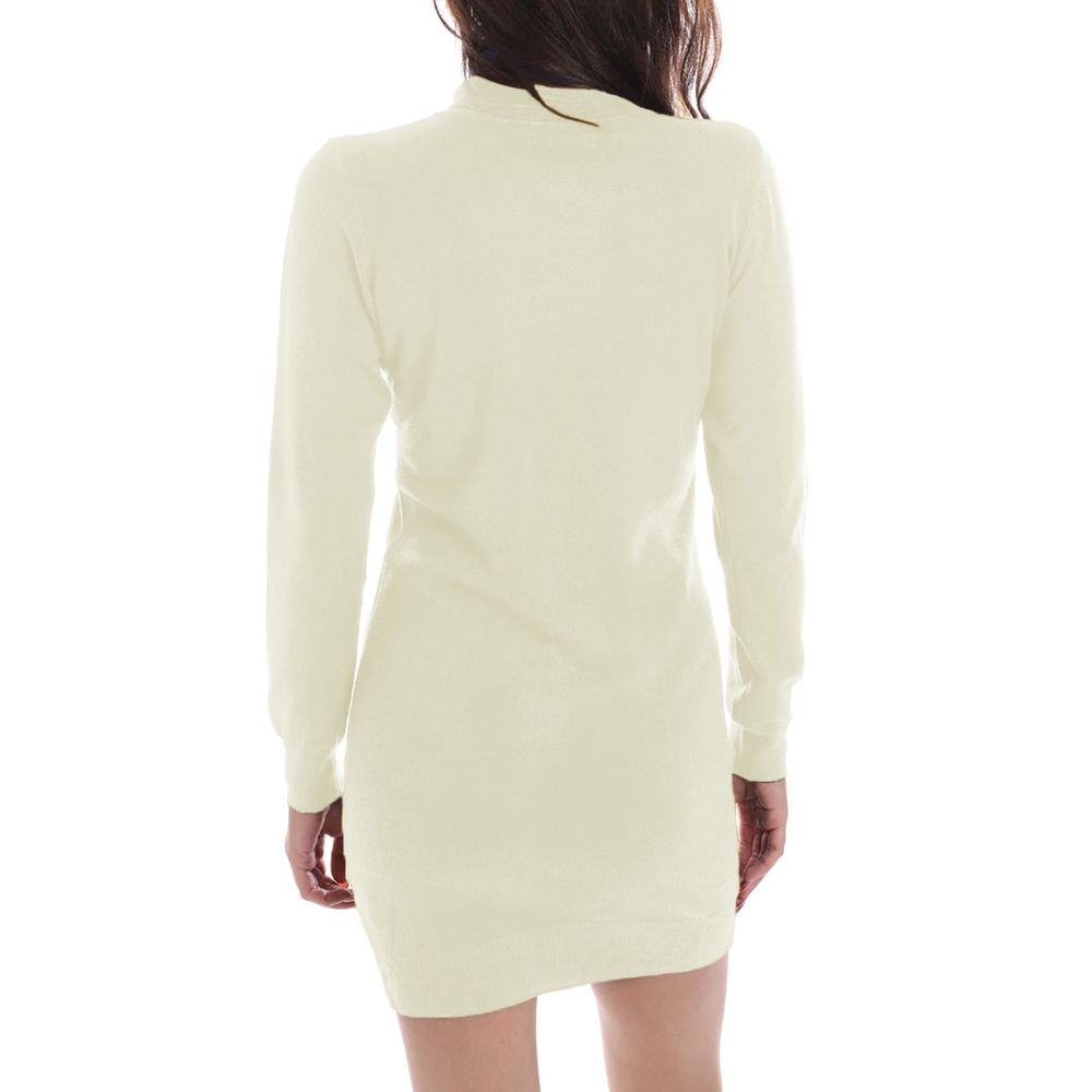 Yes Zee White Viscose Dress $140.00 Yes Zee Luzworld