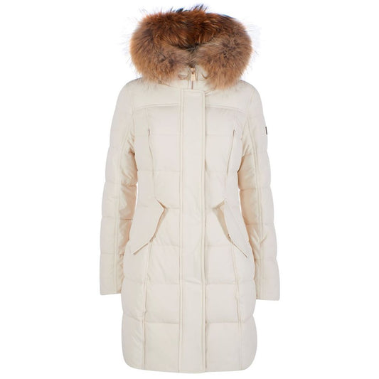 Yes Zee White Nylon Jackets & Coat $714.00 Yes Zee Luzworld
