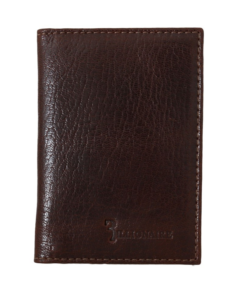 Billionaire Italian Couture Brown Leather Bifold Wallet $698.00 Billionaire Italian Couture Luzworld
