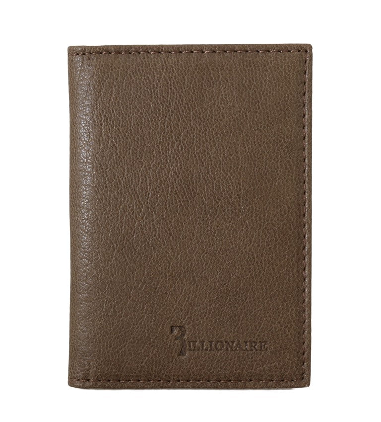 Billionaire Italian Couture Brown Leather Bifold Wallet $698.00 Billionaire Italian Couture Luzworld
