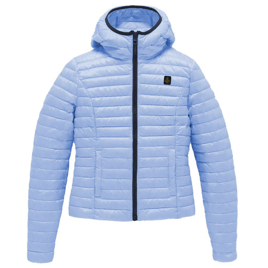 Refrigiwear Light Blue Polyamide Women Jacket $330.00 Refrigiwear Luzworld