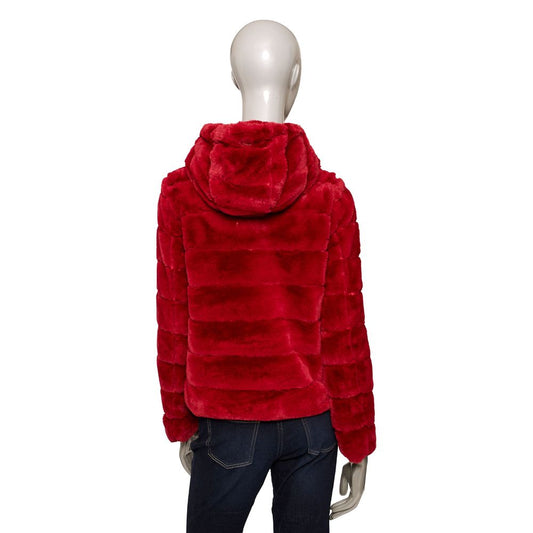 Baldinini Trend Red Polyester Women's Jacket $586.00 Baldinini Trend Luzworld
