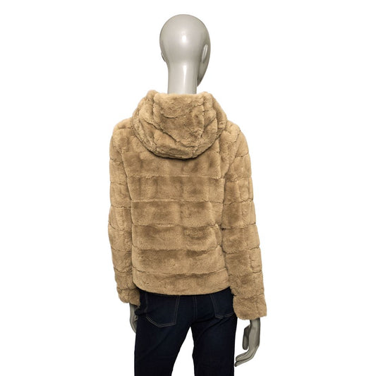 Baldinini Trend Beige Polyester Women Jacket $586.00 Baldinini Trend Luzworld