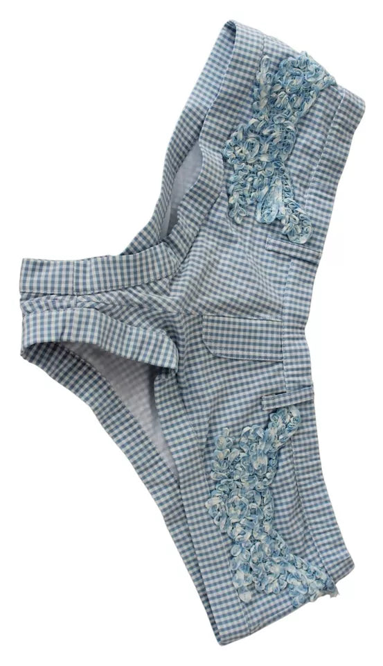 Ermanno Scervino Blue Beachwear Bottoms Swimsuit Shorts $150.00 Ermanno Scervino Luzworld