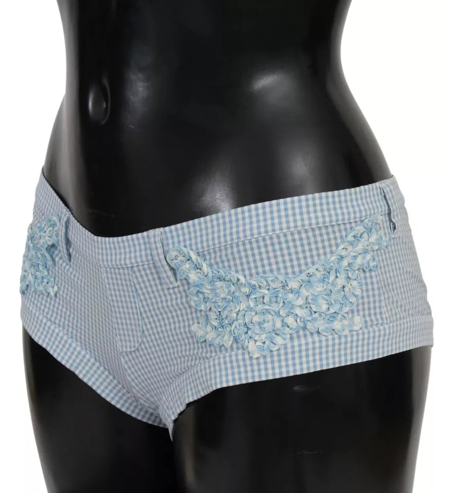 Ermanno Scervino Blue Beachwear Bottoms Swimsuit Shorts $150.00 Ermanno Scervino Luzworld