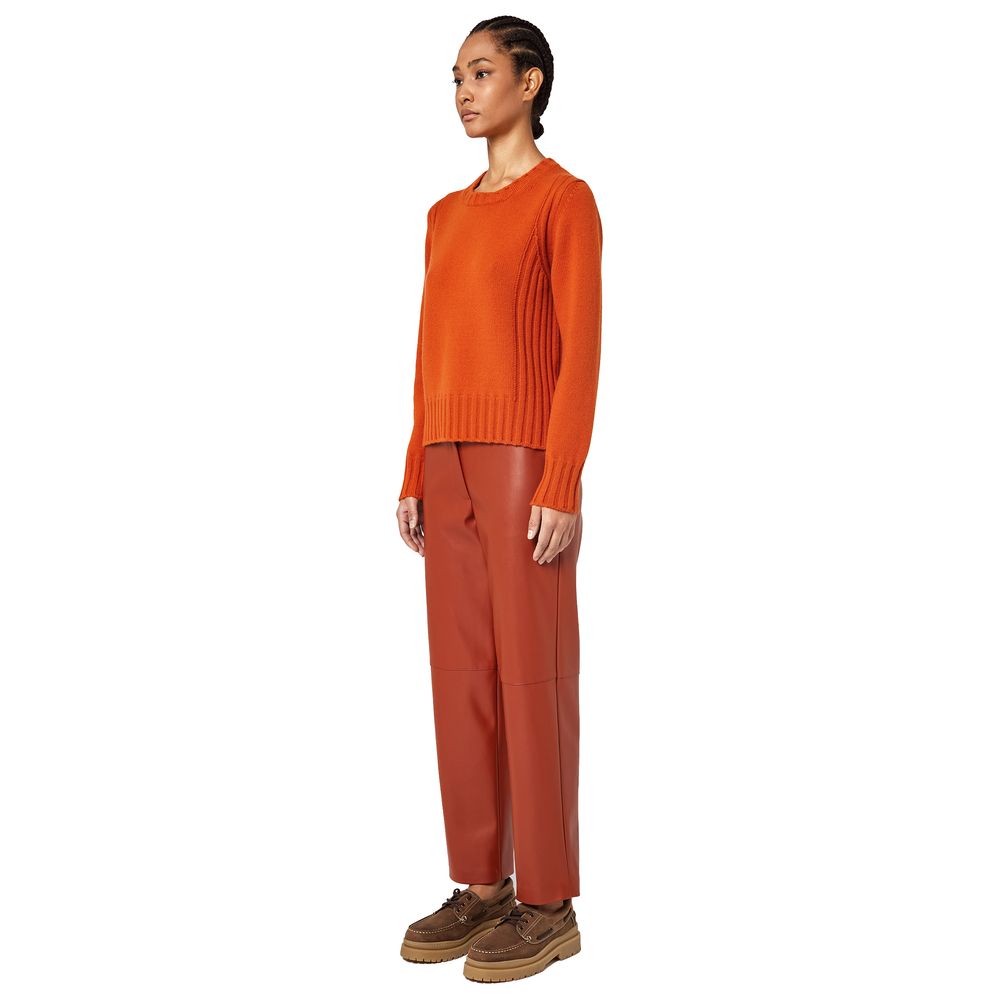 Alpha Studio Orange Cashmere Sweater $892.00 Alpha Studio Luzworld