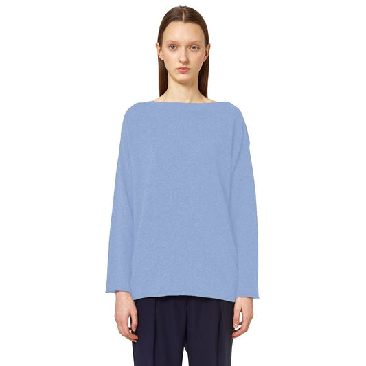 Alpha Studio Light Blue Cashmere Women Sweater $741.00 Alpha Studio Luzworld