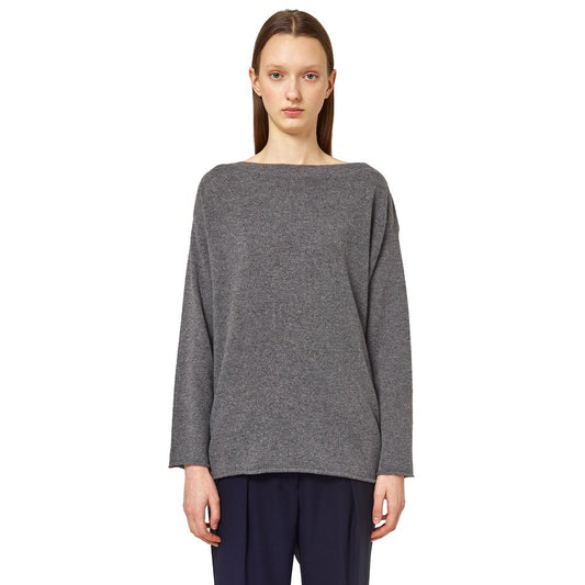 Alpha Studio Gray Cashmere Sweater $741.00 Alpha Studio Luzworld