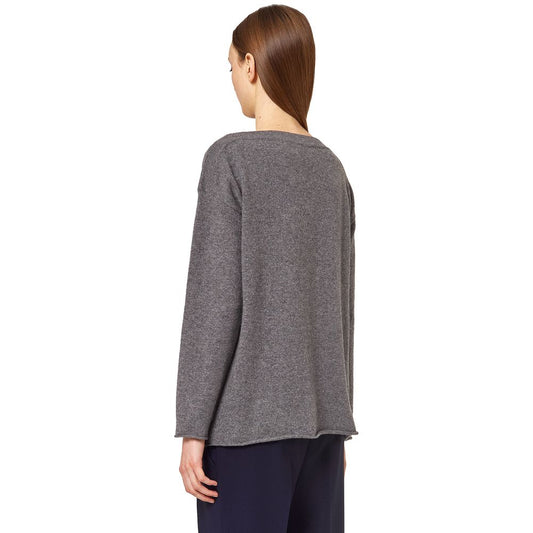 Alpha Studio Gray Cashmere Sweater $741.00 Alpha Studio Luzworld