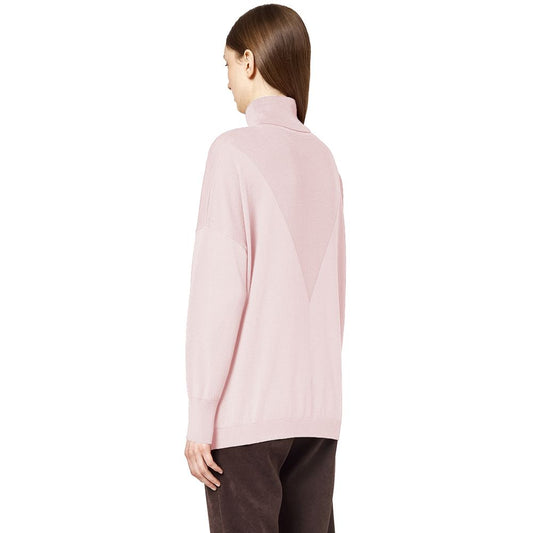 Alpha Studio Pink Silk Sweater $676.00 Alpha Studio Luzworld