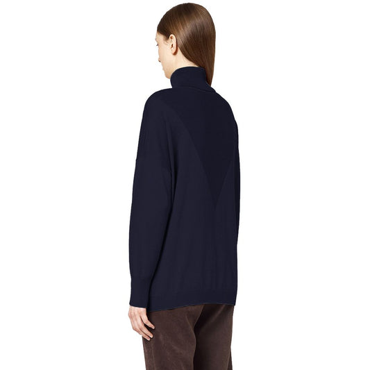 Alpha Studio Blue Silk Sweater $676.00 Alpha Studio Luzworld