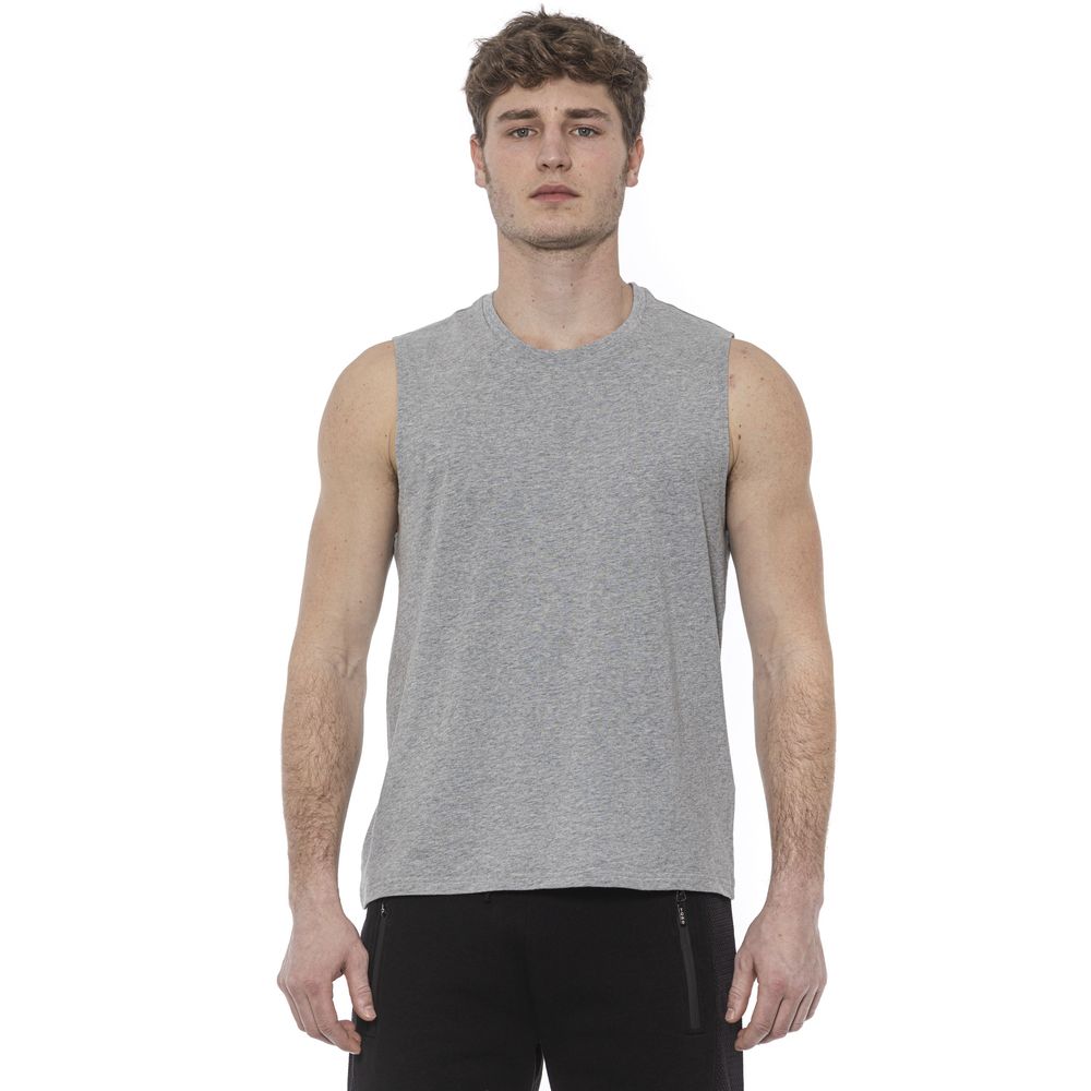 Tond Gray Cotton Men Tank Top $134.00 Tond Luzworld