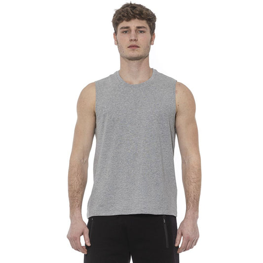 Tond Gray Cotton Men Tank Top $134.00 Tond Luzworld