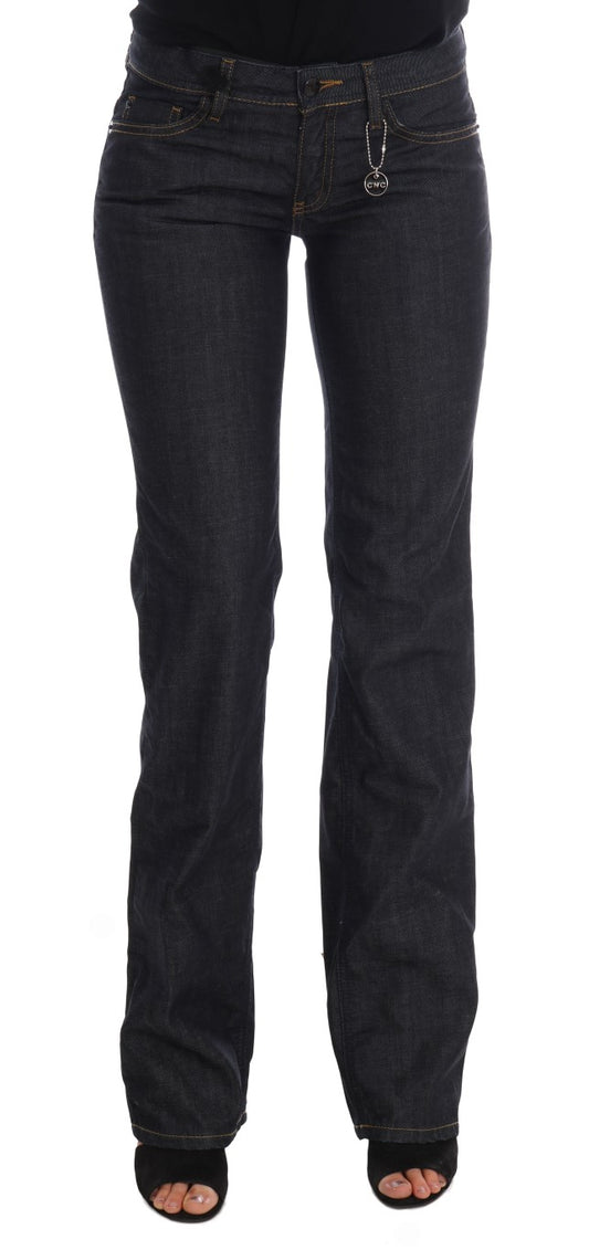 Costume National Dark Blue Cotton Classic Fit Jeans $537.00 Costume National Luzworld