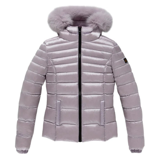 Refrigiwear Purple Nylon Women Jacket $682.00 Refrigiwear Luzworld